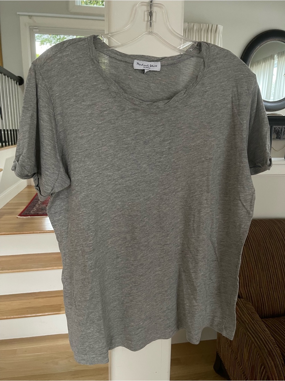 Michael Stars Heather Gray Short Sleeve Tee